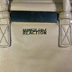 Kenneth Cole Reaction Tan Leather Bag